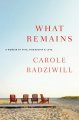 What remains : a memoir of fate, friendship, and love  Cover Image