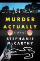 Murder actually a novel  Cover Image
